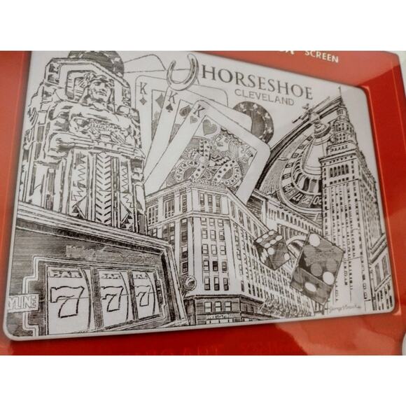 Cleveland Horseshoe Etch A Sketch Print Art - Picture 6 of 10